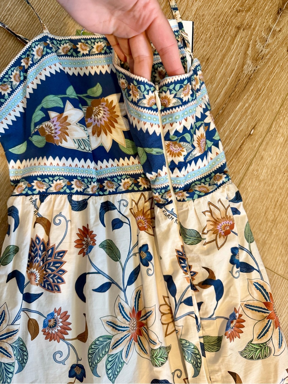 NWT Farm Rio Delhi Floral Tapestry Print Sundress- Small - Picture 7 of 10